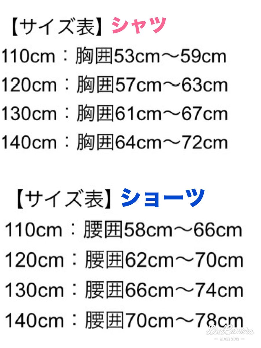 110cm　鬼滅の刃　シャツ＆ショーツ セット 女の子