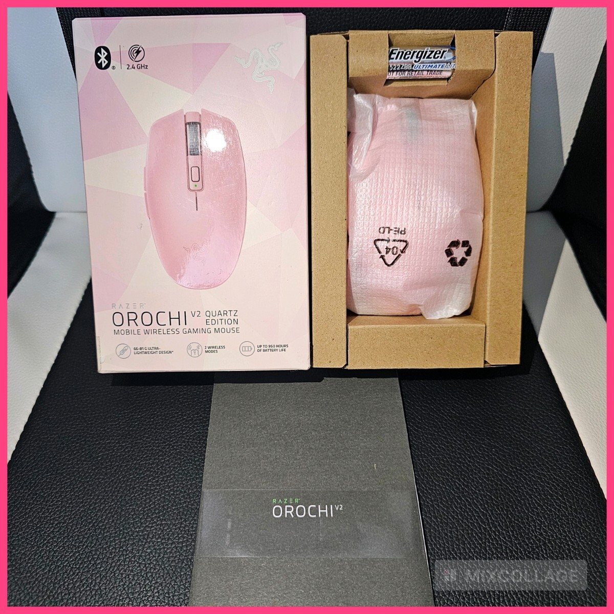 一度使用 Razer レイザー Orochi V2 Quartz Pink 軽量 一度使用 Razer レイザー Orochi V2 Quartz Pink 軽量