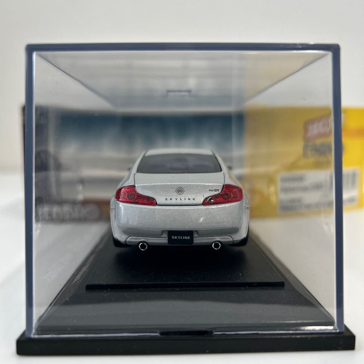 EBBRO 1/43 NISSAN SKYLINE Coupe 350GT Silver M. エブロ 日産 スカイライン クーペ V35 シルバーcv35 JDM ミニカー モデルカー_画像6