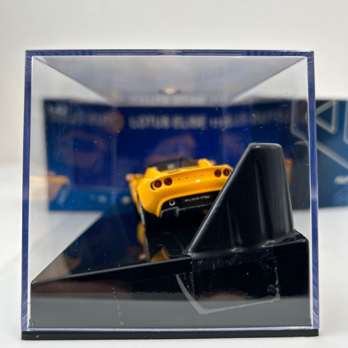 AUTOart 1/43 LOTUS ELISE 111S Saffron Yellow オートアート ロータス エリーゼ イエロー ルーフトップパーツ付き Aa ミニカー モデルカーの画像6