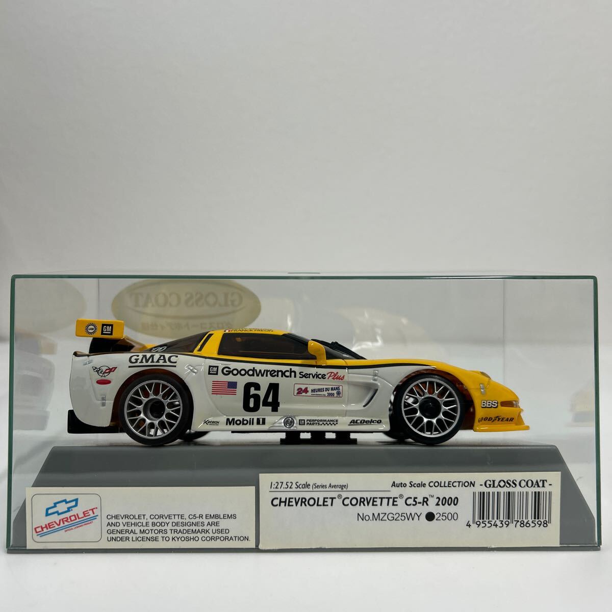 京商 MINI-Z Chevrolet Corvette C5-R 2000 #64 ミニッツ レーサー ASC オートスケールコレクション シボレー コルベット RC ミニカーの画像5