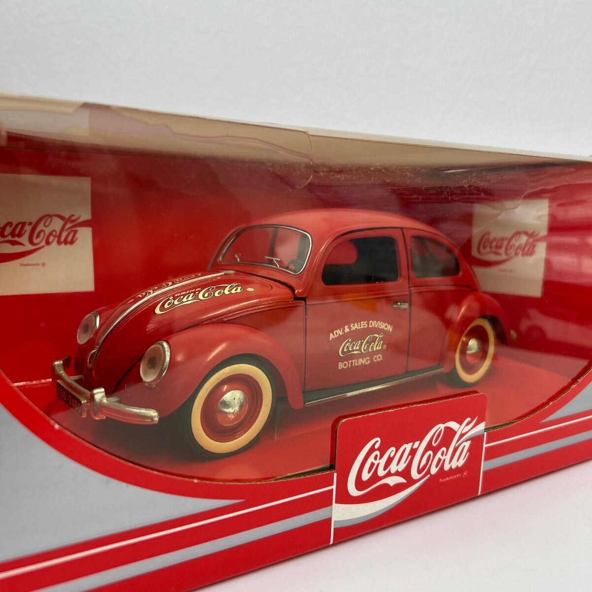 Coca-Cola 1/18 Volkswagen Beetle Red コカコーラ ソリド フォルクスワーゲン ビートル ミニカー モデルカー ヴィンテージ 昭和レトロの画像1