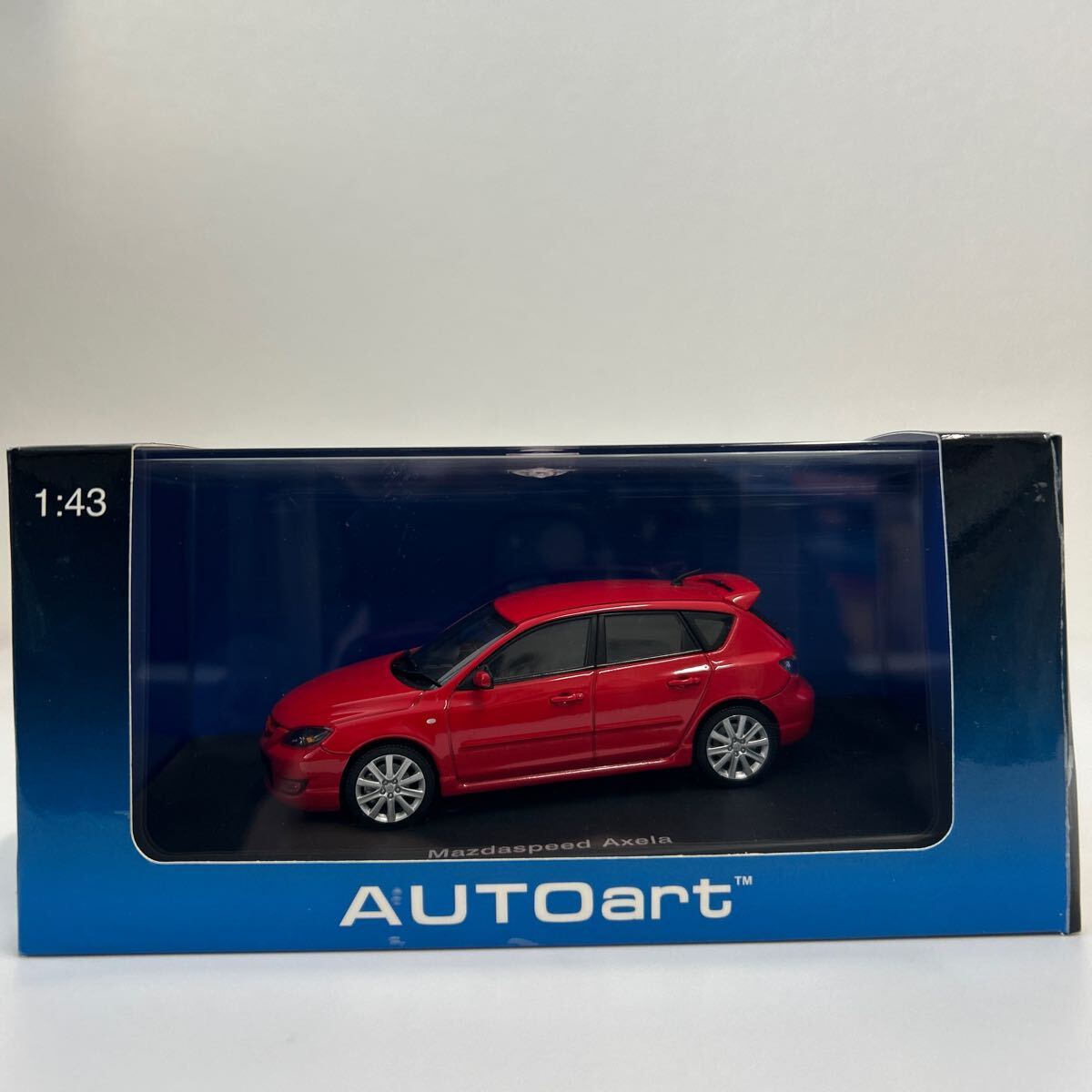 AUTOart 1/43 MAZDA MAZDASPEED Axela True Red オートアート マツダスピード アクセラ トゥルーレッド マツダ Aa ミニカー モデルカー_画像1