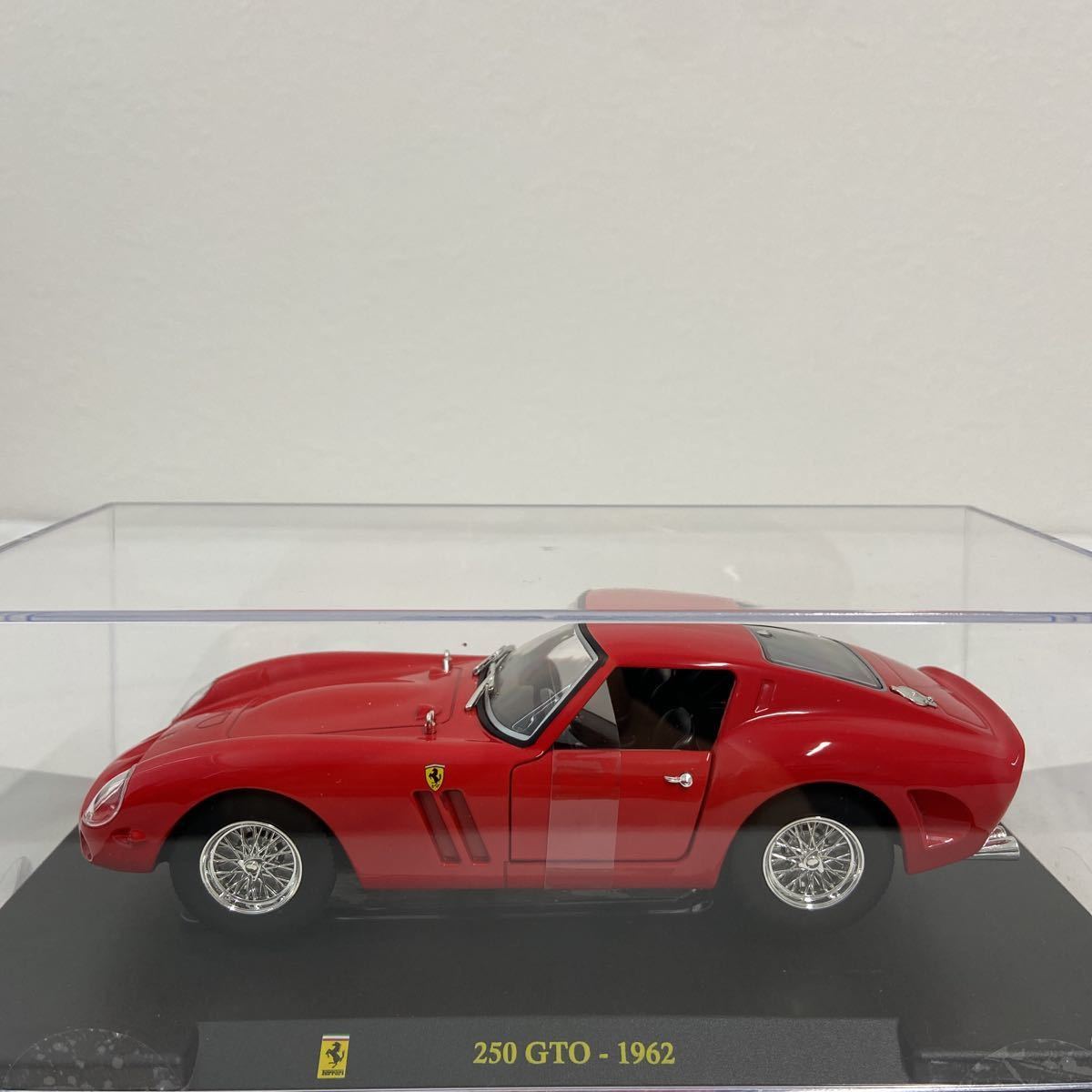 デアゴスティーニ レ・グランディ・フェラーリコレクション 1/24 #10 FERRARI 250GTO 1962年 Red 完成品 ミニカー モデルカー_画像3