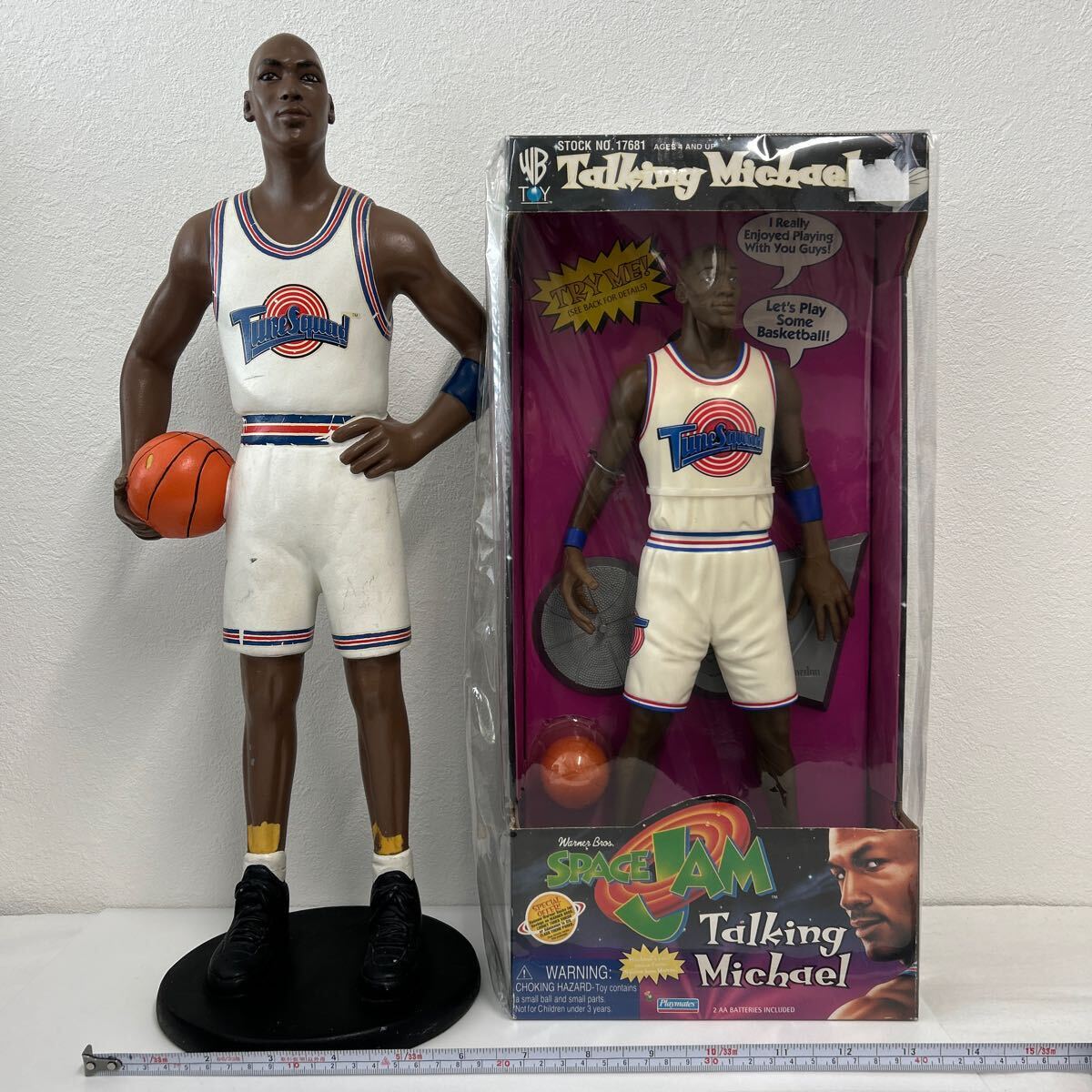 Michael Jordan WB SPACE JAM комплект Michael * Jordan фильм Space джем to- King фигурка кукла 23 поиск NBA Slam Dunk 