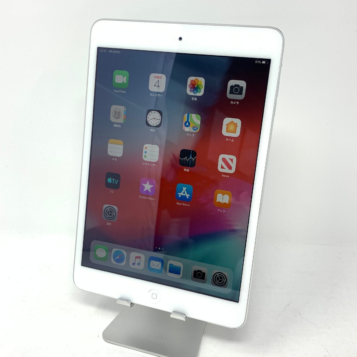 【中古】iPad mini 2/Wi-Fiモデル/16GB/シルバー/92％/FRNTN0L3FCM8_画像2