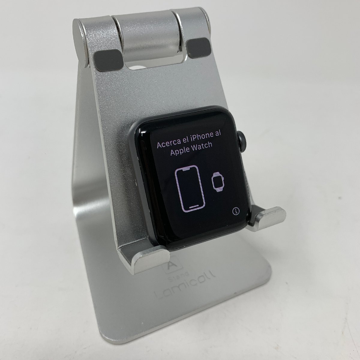 【中古】Apple Watch Series 3 GPS アルミニウム 42mm/8GB/スペースグレー/91％/J5X4の画像1