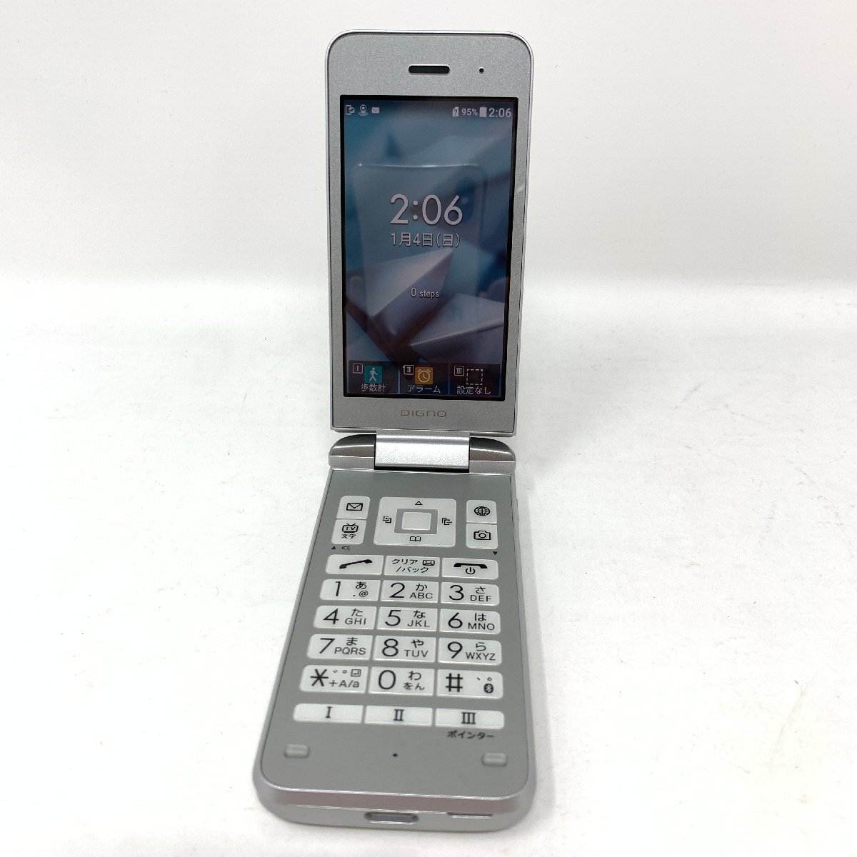 【中古】DIGNO ケータイ3 902KC/SoftBank/シルバー/5112の画像1