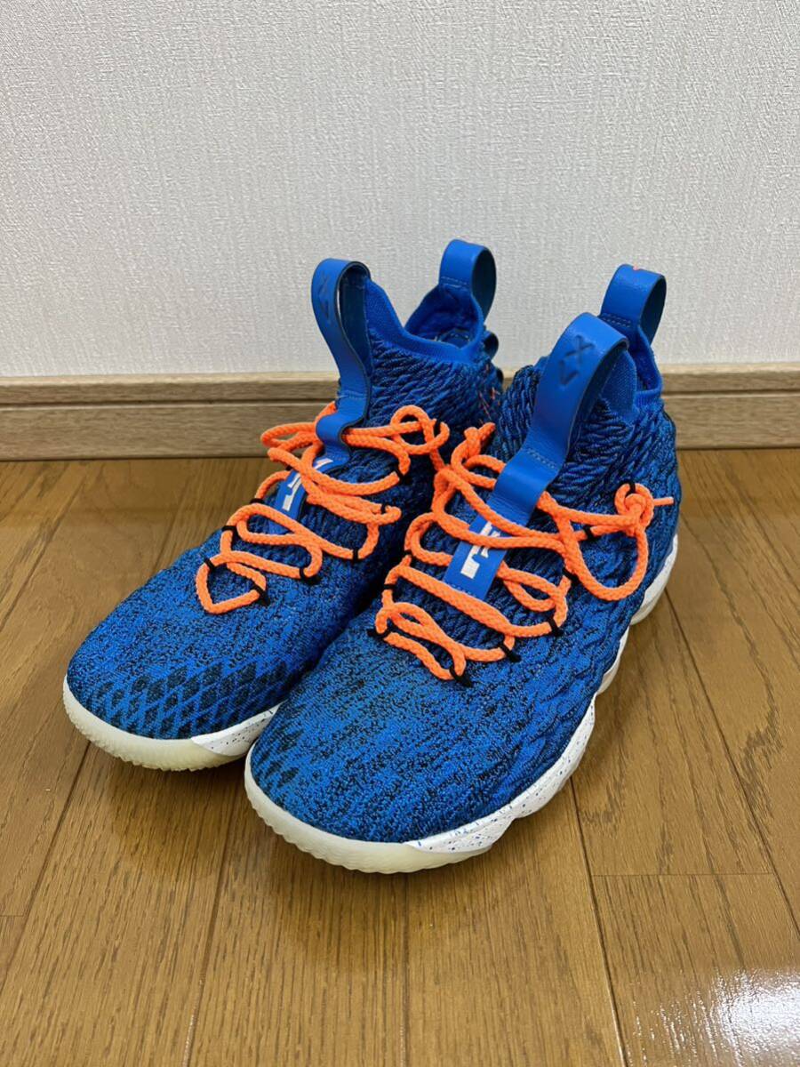 NIKE LEBRON XV EP ☆AO1754-400 / ナイキ レブロン15 バッシュ バスケットシューズ スニーカー の画像1