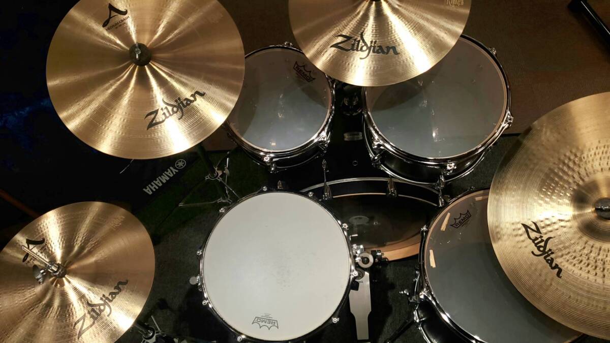 ● ヤマハドラムセット ツアーカスタム TMP2F4 LCS ● A.Zildjian Cymbal _画像5