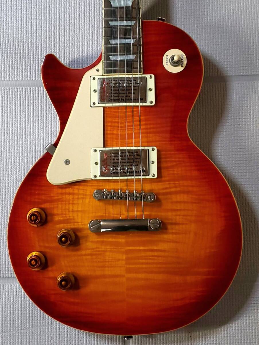 0494 ● Epiphone Les paul Standard PlusTop Pro 2011の画像1