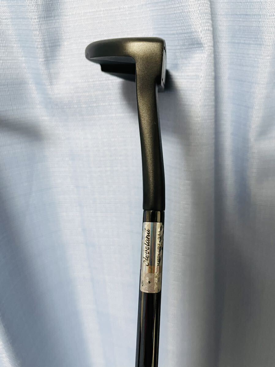 クリーブランドゴルフ パター マレット型 Cleveland golf 34インチ フロントライン2.0 艶消し黒 ヘッドカバー付き 右きき用 DUNLOPの画像5
