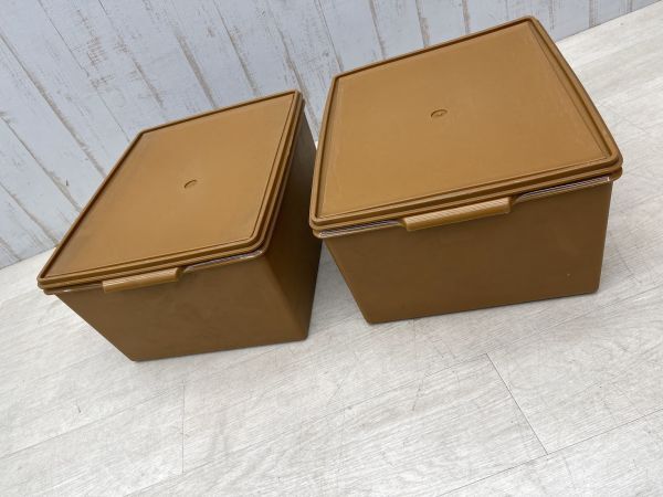 Tupperware super кейс крышка имеется 3 пункт совместно хаки Brown ящик для одежды tapper одежда кейс для хранения сохранение регулировка одежда мелкие вещи в тот же день рассылка 