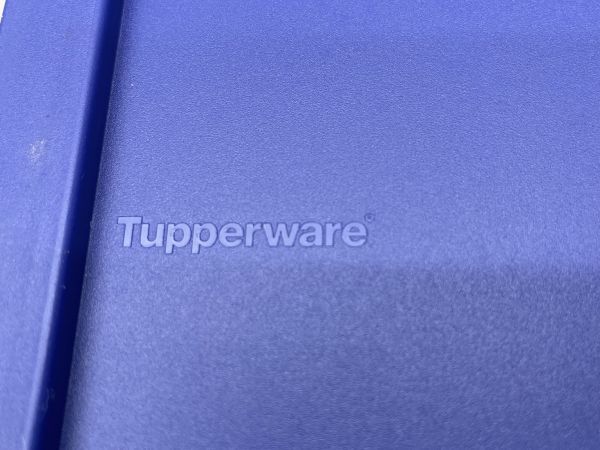 Tupperware マルチオーガナイザー 蓋付 ドア付 3点 まとめて グレー キャスター付き タッパーウェア 収納ケース ボックス 即日配送_画像10