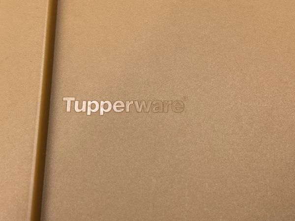Tupperware マルチオーガナイザー 蓋付 ドア付 3点 まとめて ブラウン キャスター付き タッパーウェア 収納ケース ボックス 即日配送 2_画像10