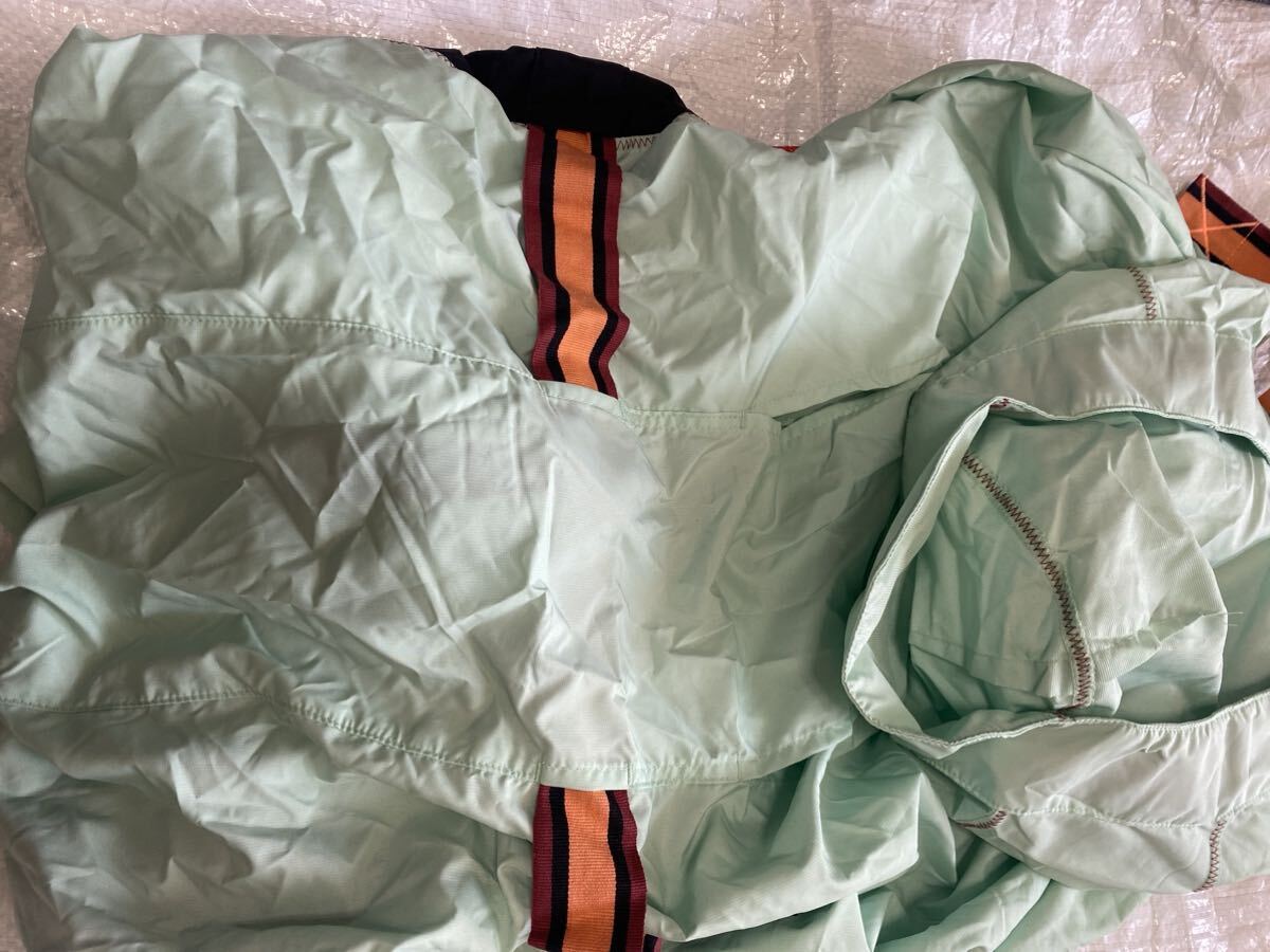 新品未使用 付属品完備 Lサイズ プーマ PUMA レディーストレーニングジャケット ライトグリーン FIRST MILE アノラック 男女兼用 の画像4