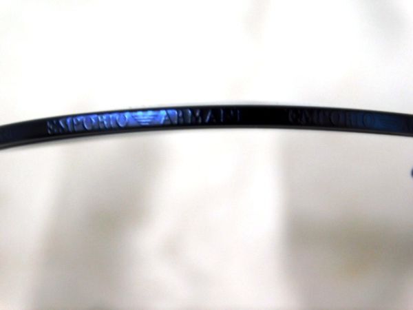 A629*EMPORIO ARMANI/ Emporio Armani солнцезащитные очки MADE IN ITALY оттенок голубого синий серия прекрасный товар * стоимость доставки 590 иен ~