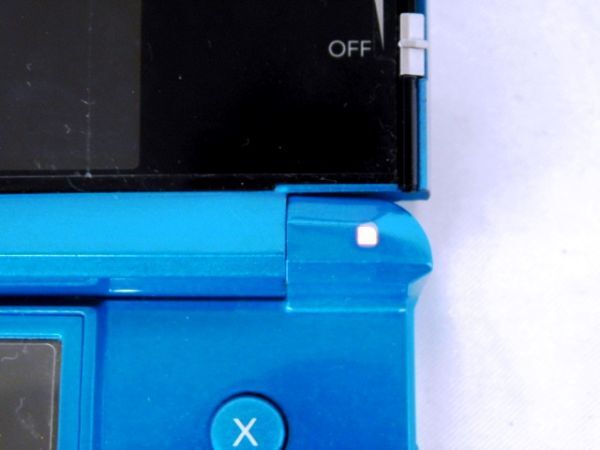 T619*NINTENDO 3DS корпус CTR-001 оттенок голубого игра Nintendo nintendo синий серия * стоимость доставки 590 иен ~
