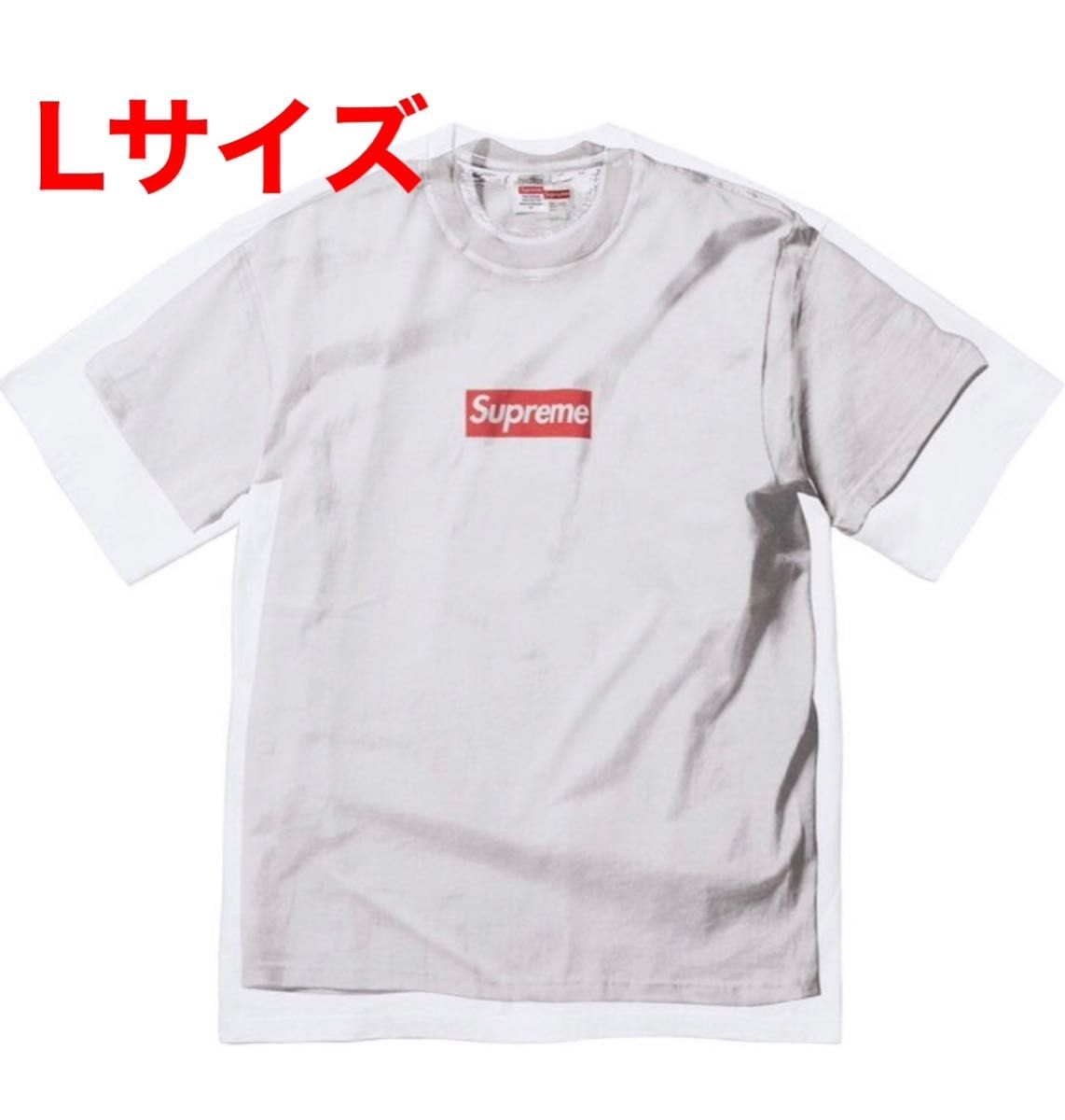 Supreme MM6  Maison Margiela Box Logo Tee シュプリーム メゾン マルジェラ 白 Lサイズ