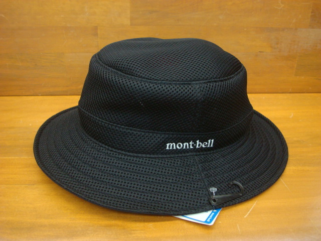 新品mont-bell(モンベル) 3Dメッシュハット ブラック(BK) XL(60～61.5cm)_画像1
