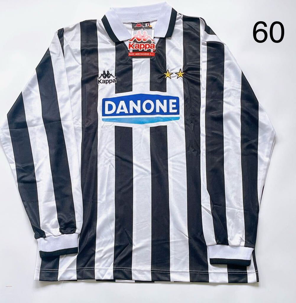 4SB014【未使用】 ユベントス サッカーユニフォーム Kappa JUVENTUS DANONE タグ付き Lサイズ 現状品_画像1