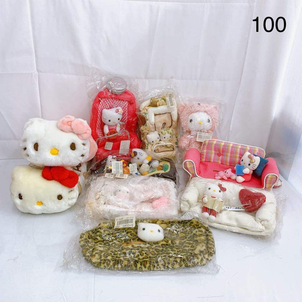 4SB040 【未使用】キティー グッズ まとめ ハローキティー HELLO KITTY ティッシュカバー キティーちゃん キャラクター 中古 現状品の画像1