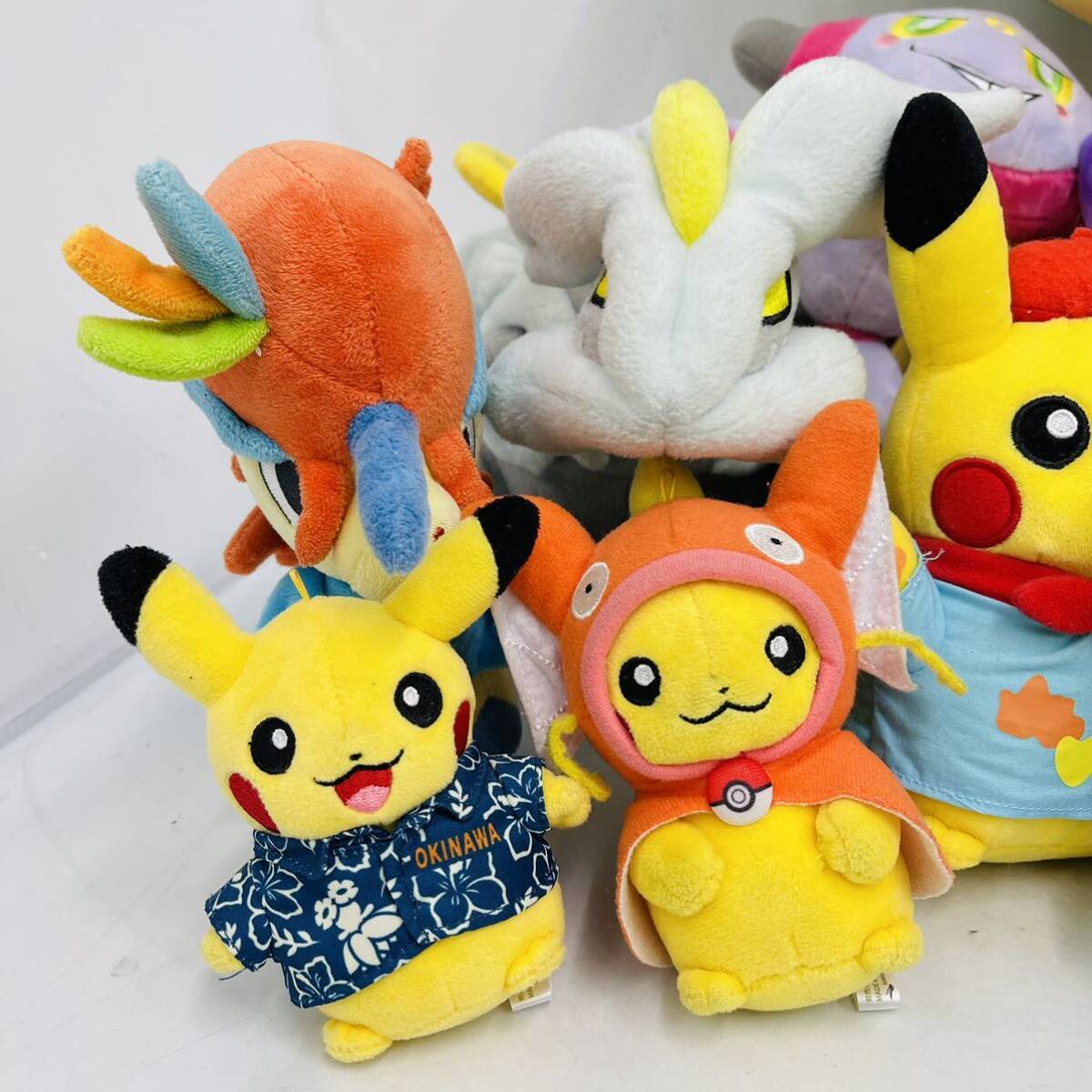 4SC044 1 jpy ~ Pokemon center original soft toy summarize large amount Pikachu yanap other limited goods Pokemon toy doll used present condition goods 