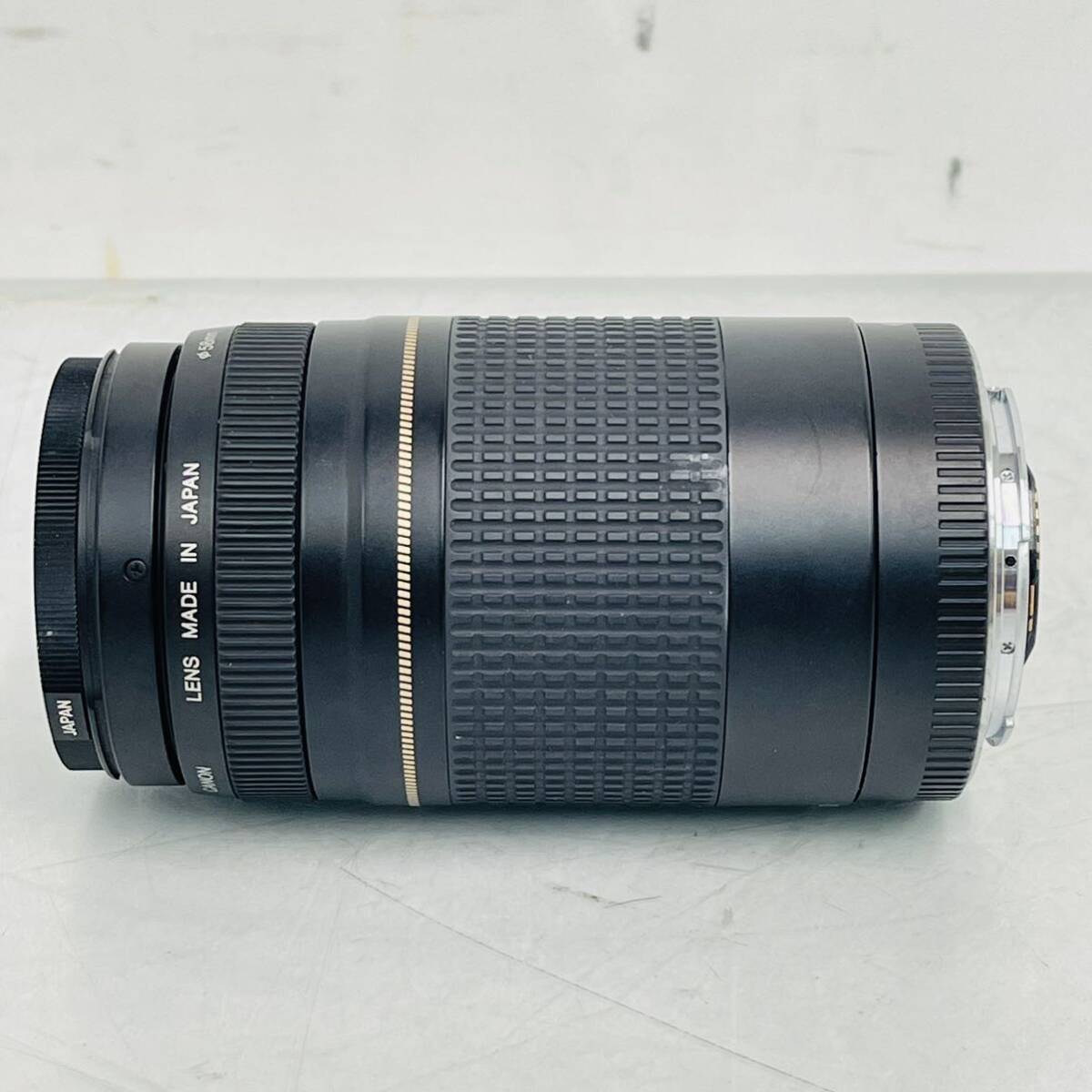 4SC036 Canon キャノン ズーム レンズ EF 75-300mm 1:4-5.6 Ⅱ レンズフィルター 58mm UV 付き カメラレンズ 中古 現状品 動作未確認の画像3
