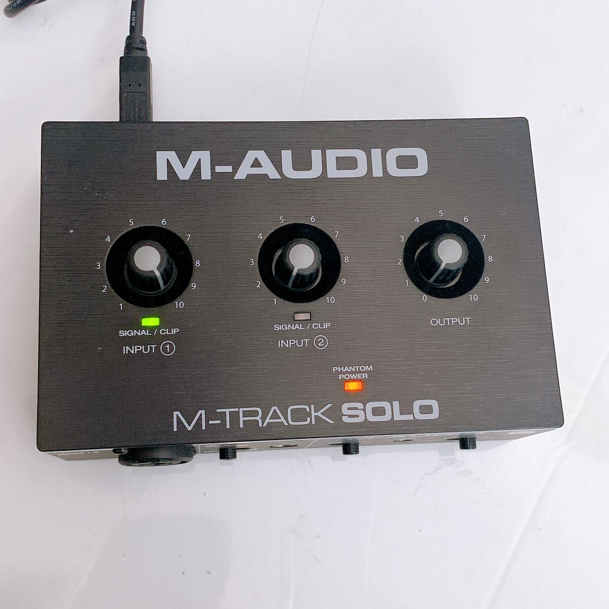 4SB097 M-AUDIO SOLO オーディオエンターフェイス M-TRACK 中古 現状品 動作未確認の画像8