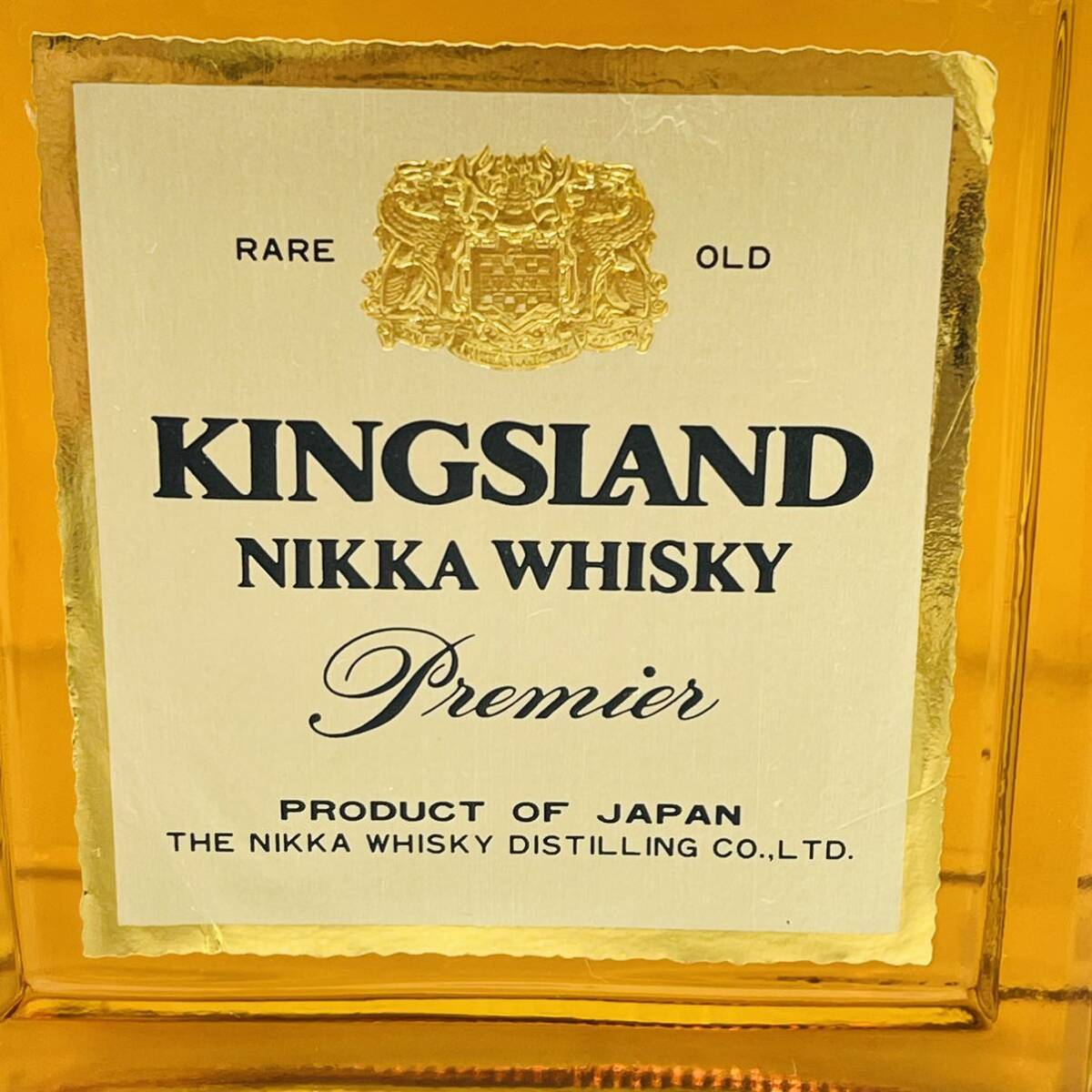 4SC029 【未開栓】NIKKA ニッカ WHISKEY KINGSLAND Premier キングスランド 特級 ウイスキー 750ml 43% 国産 古酒 中古 現状品 _画像3