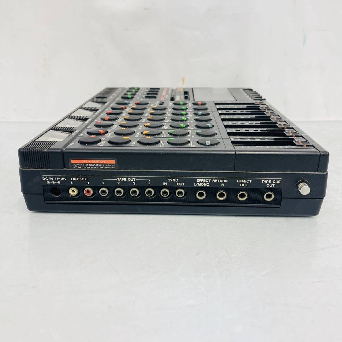 4SC023 TASCAM タスカム MINISTUDIO マルチトラックレコーダー PORTA TWO 器材 レコーディング 通電OK コードなし 中古 現状品 の画像7