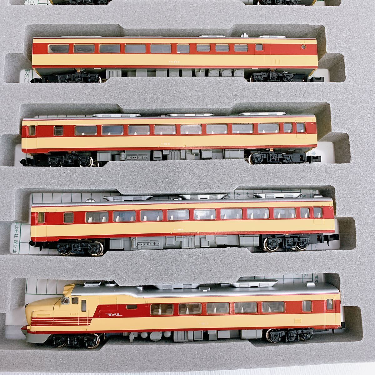 4SB085[ beautiful goods ] KATO N gauge 10-325ki is 81 series 7 both set railroad model used present condition goods * head Mark 1 point lack of 