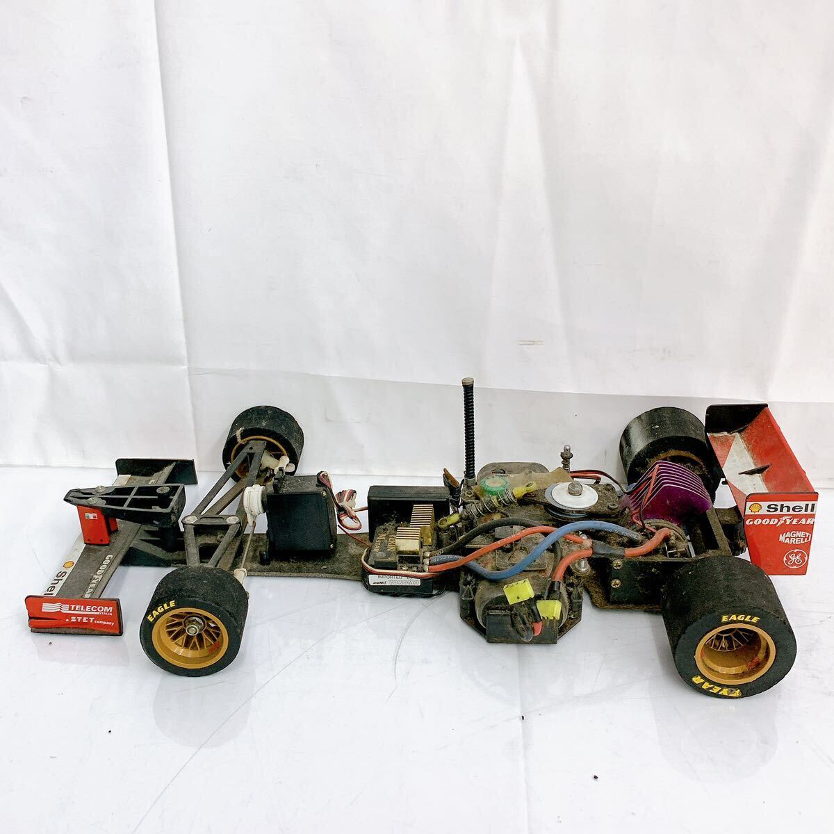 4SB076 TAMIYA Tamiya FERARRIfe Rally 1|10 radio-controller toy used present condition goods Junk 