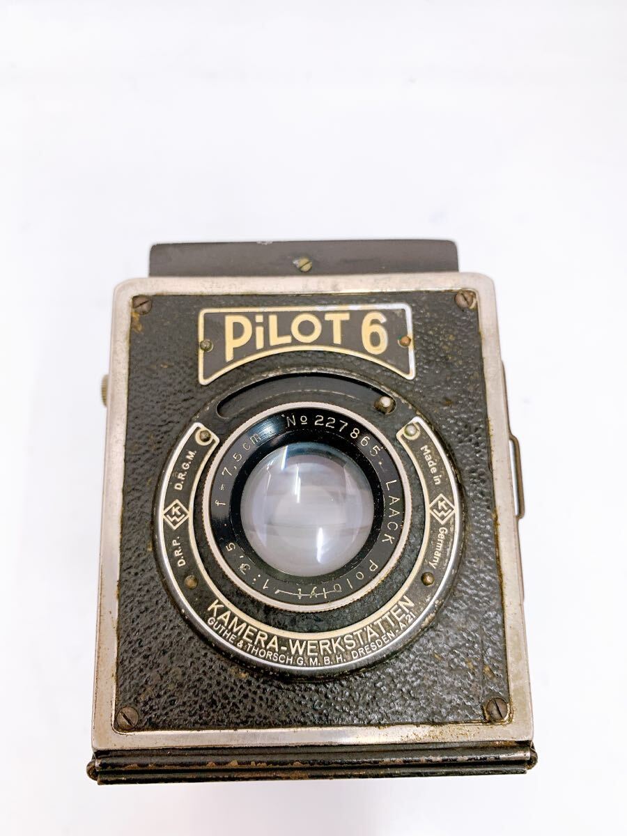 4SC145 PiLOT 6 F7.5cm KAMERA-WERKSTATTEN ボックスカメラ 中古 現状品_画像3