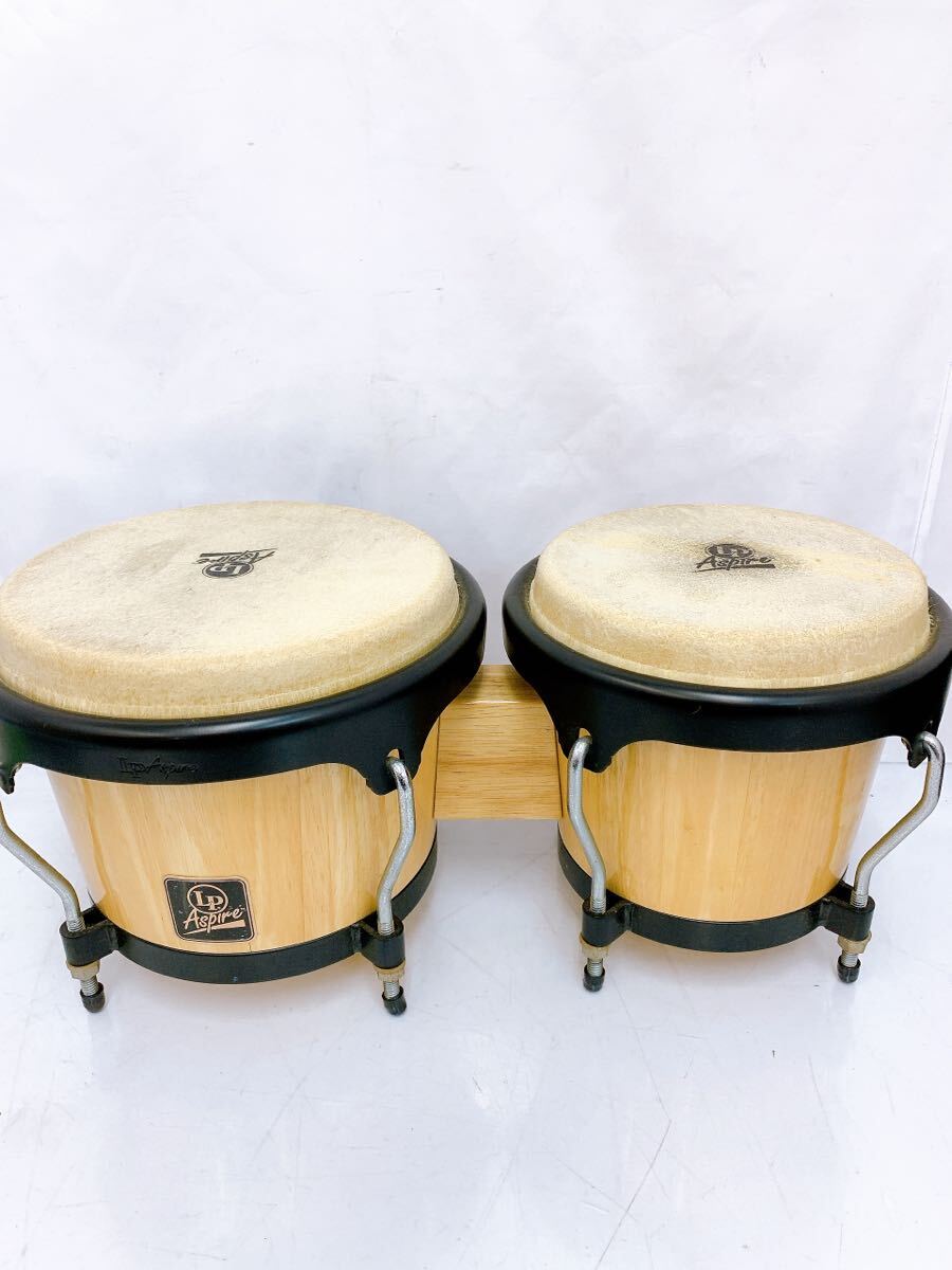 4SC124 LP Aspire Bongo percussion instrument percussion instruments musical instruments used present condition goods 