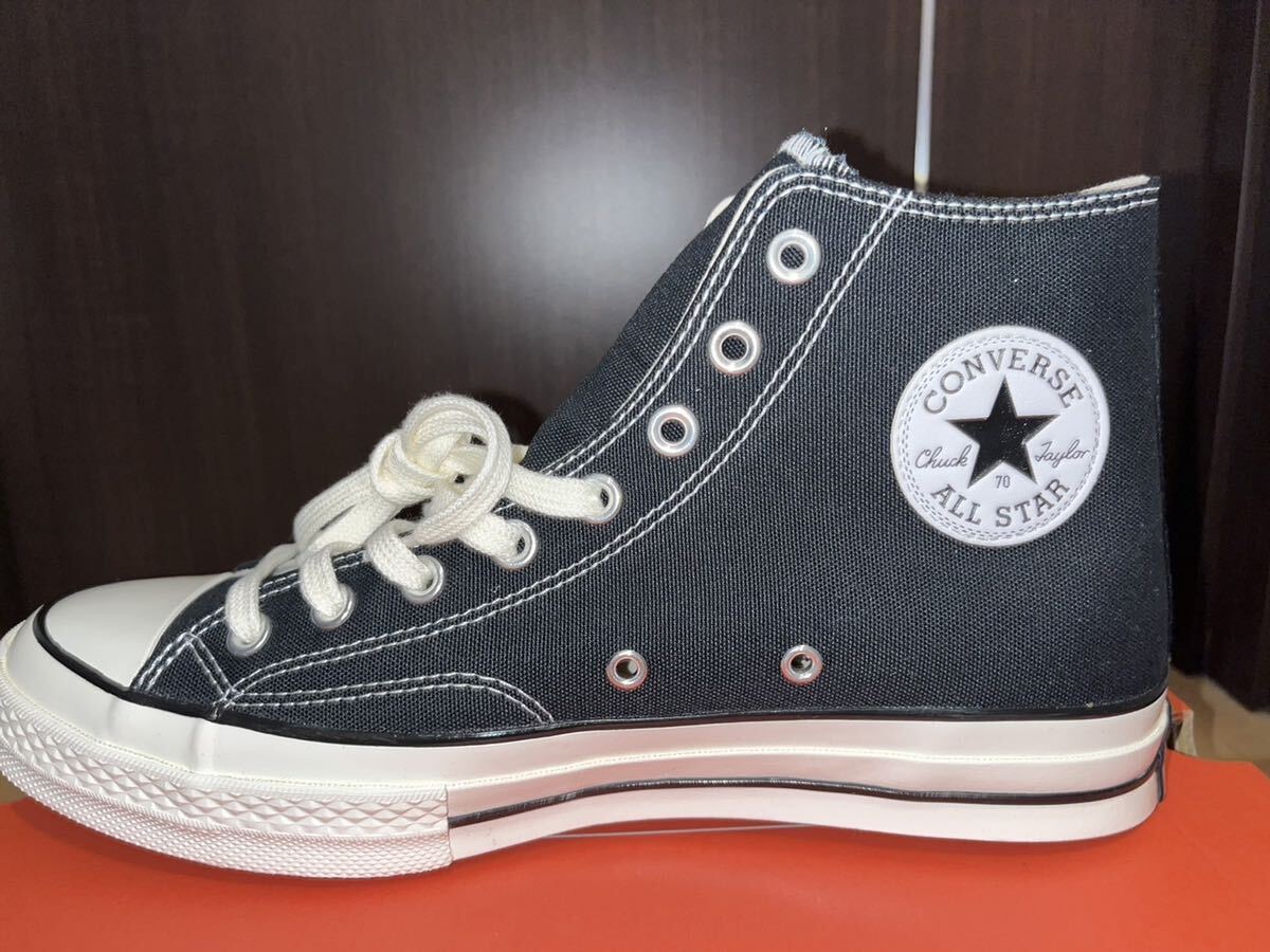 新品27cm コンバースCONVERSE Chuck Taylor HI BLACK CT70 _画像3