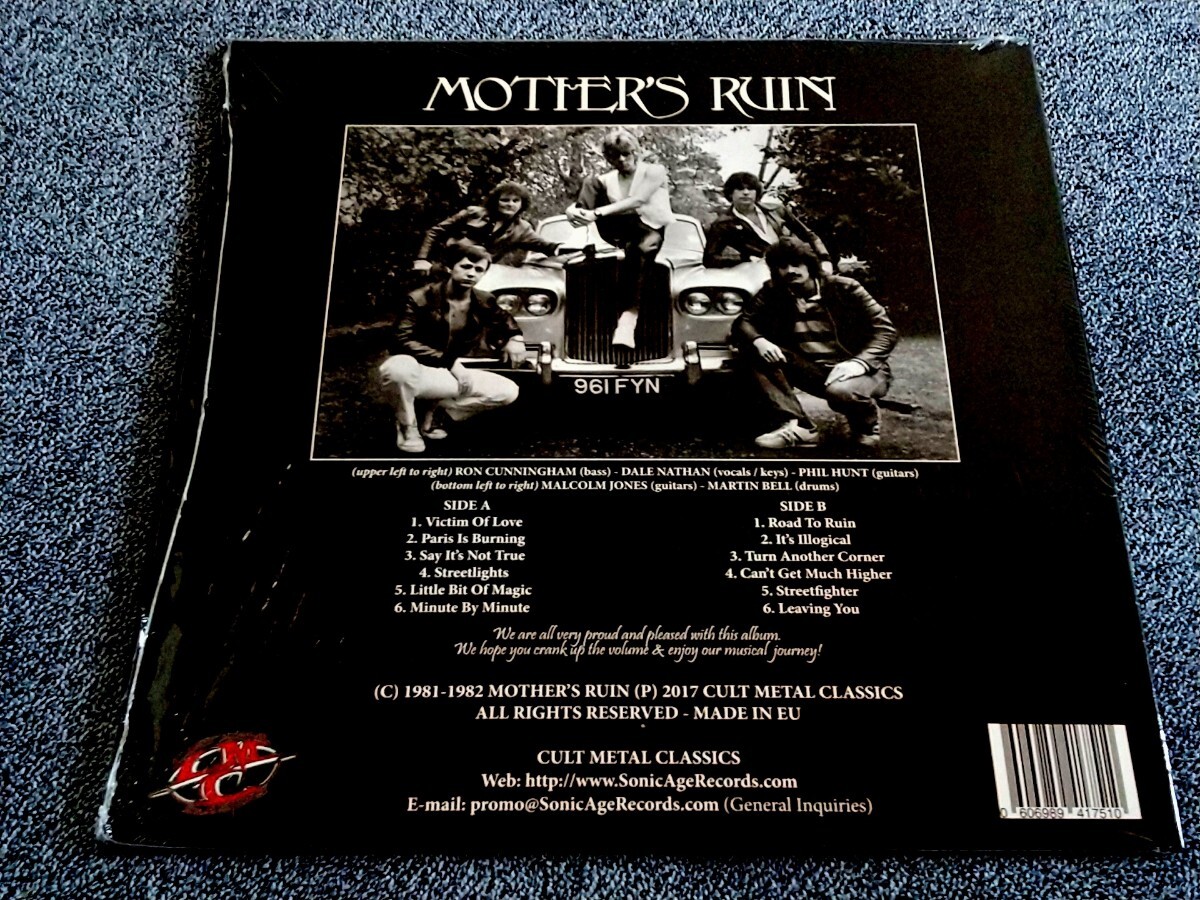 【NWOBHM】MOTHER'S RUIN - Road To Ruin（'82）ロンドンのNWOBHMバンド唯一作_画像2