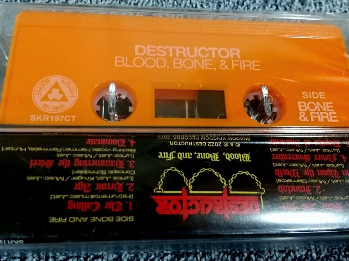 【US Heavy Metal】DESTRUCTOR - Blood, Bone, And Fire（'23）新品未開封 80's伝説のパワーメタルバンド 最新作_画像2