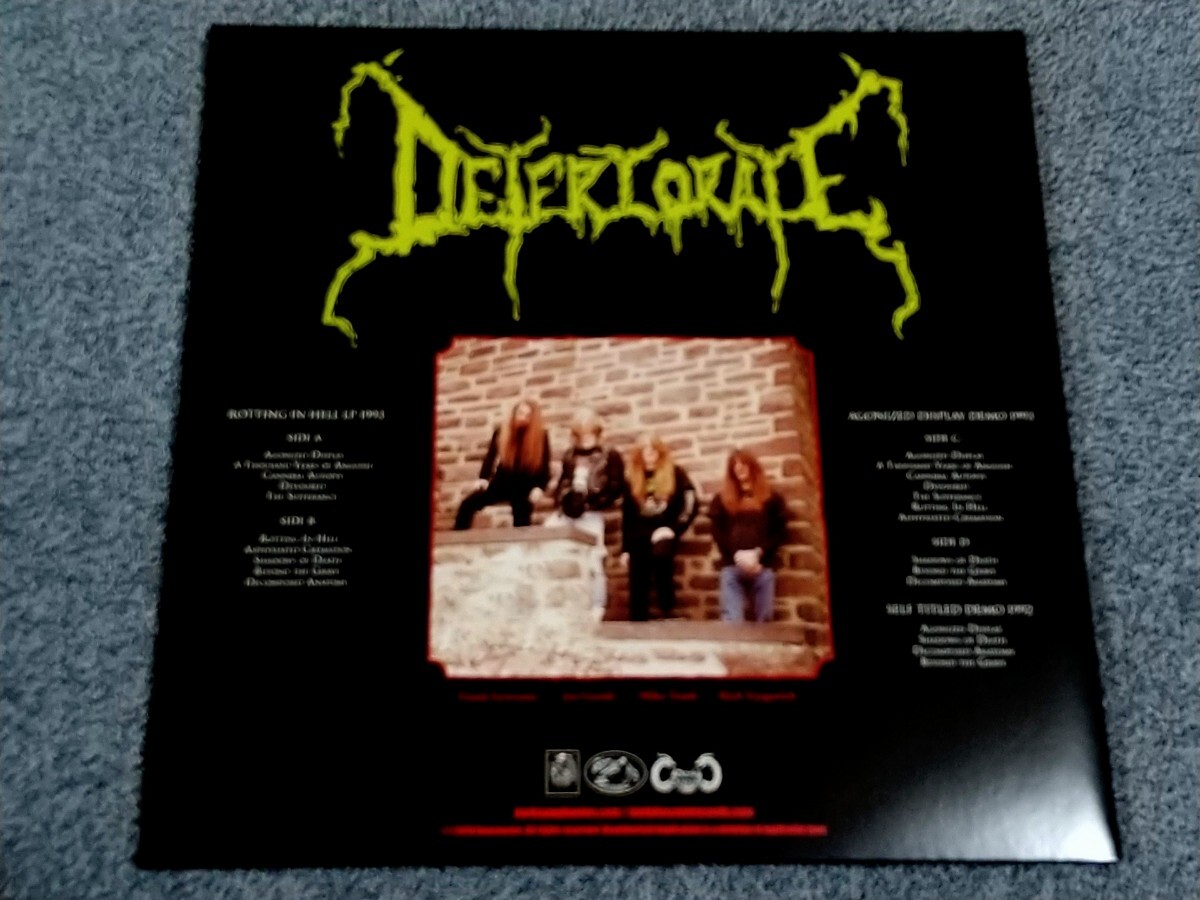 【Deathrash Metal】DETERIORATE - Rotting In Hell（'93）2枚組Gatefold仕様 デスラッシュ・メタル名盤 JL America関連の画像2