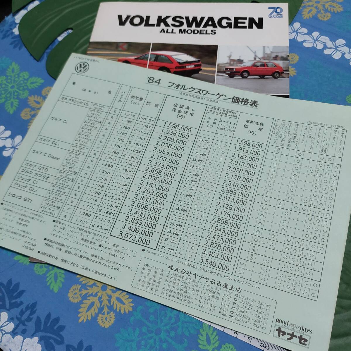 激レア　84年　VW　オールモデル　カタログ_画像5