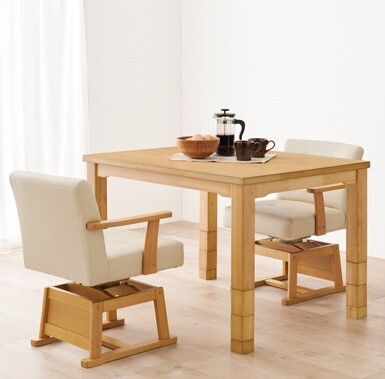 16997円 ダイニングコタツ&掛け布団セット105×80cm ナチュラル 16997円 ダイニングコタツ&掛け布団セット105×80cm ナチュラル