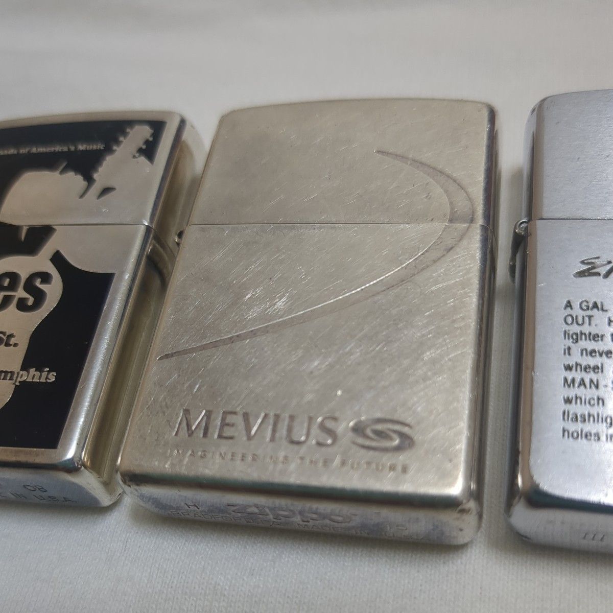 Zippo　4個　ハーレー　ウィンディ　メビウス　blues