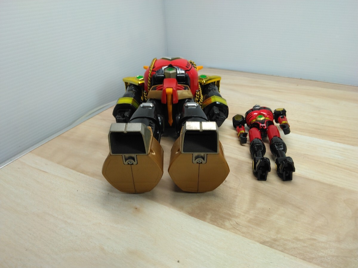 当時物 レトロ 星獣戦隊ギンガマン DX超合金 騎獣合身 ブルタウラス おもちゃ ロボット BANDAI 日本製 1998 フィギュア フィギュアの画像6