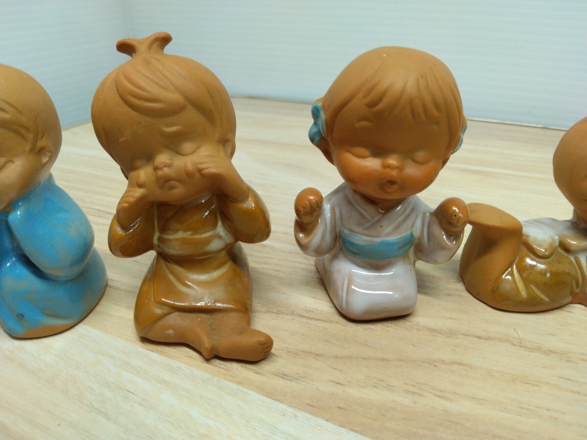 当時物　昭和レトロ　子供の人形　陶器　焼き物　ヴィンテージ　インテリア　雑貨　飾り物　置物　民芸品　骨董_画像3