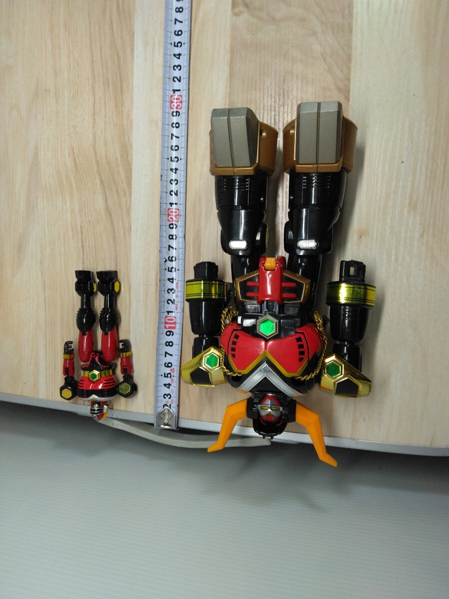 当時物 レトロ 星獣戦隊ギンガマン DX超合金 騎獣合身 ブルタウラス おもちゃ ロボット BANDAI 日本製 1998 フィギュア フィギュアの画像7