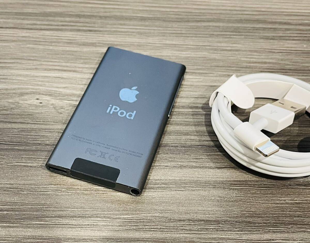 iPod nano 第7世代 16GB 2015年後期型スペースグレイ MKN52J 送料無料 appleアイポッドナノ の画像3