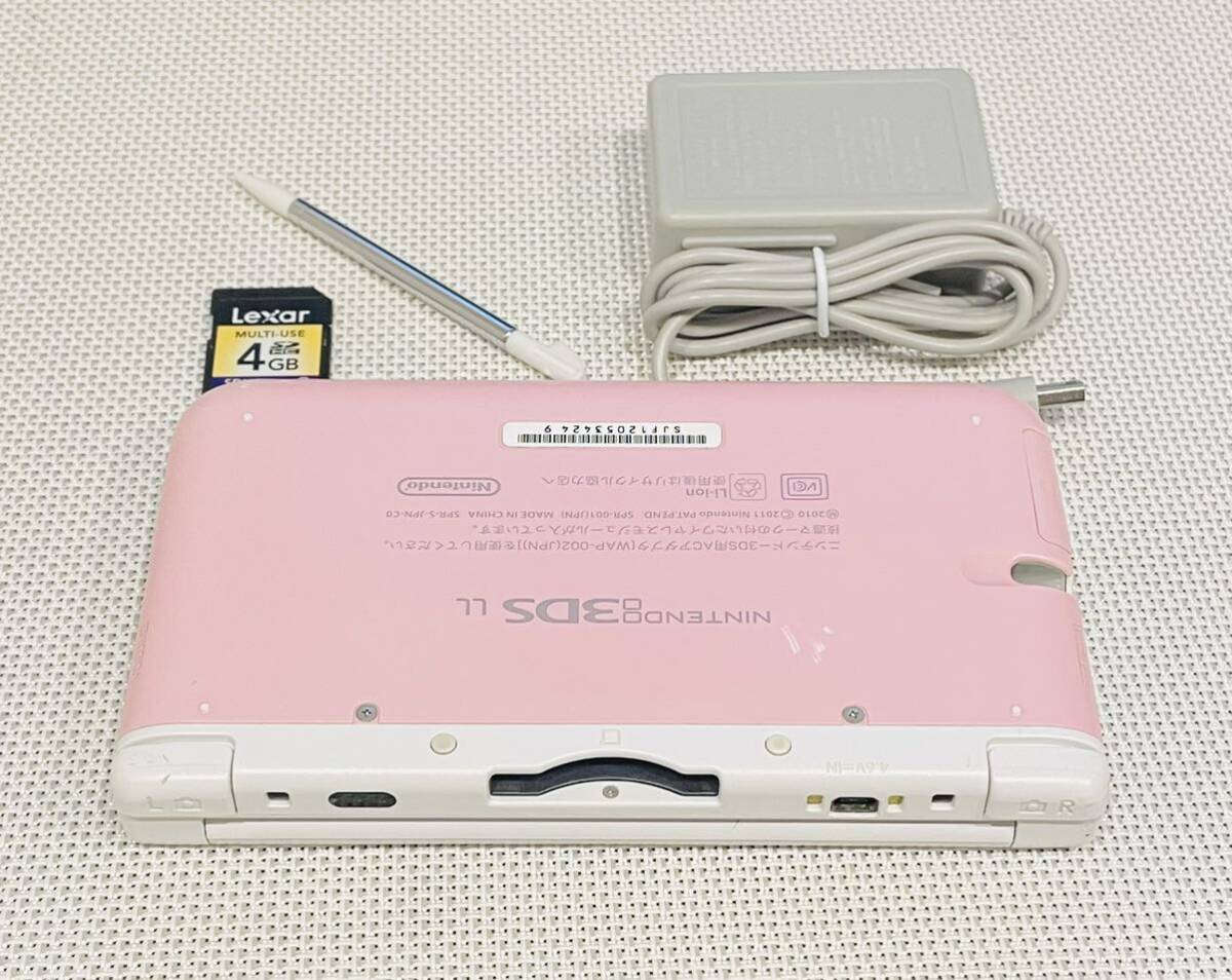 ニンテンドー3DSLL ピンクホワイト 本体動作品 送料無料 ニンテンドー3DSLL ピンクホワイト 本体動作品 送料無料