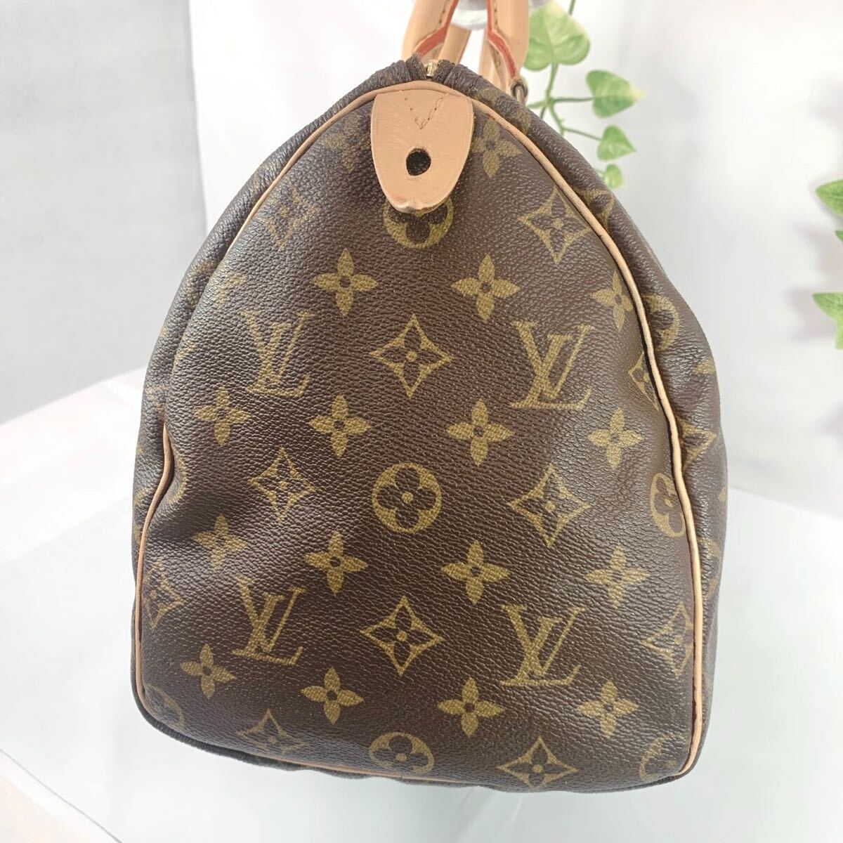 1円 LOUIS VUITTON ルイヴィトン モノグラム スピーディ30 M41526 ハンドバッグ シリアル EH0062 _画像3