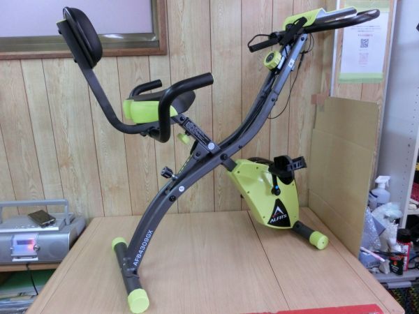 手渡し歓迎●動作保証 ALINCO アルインコ ALFIT コンフォートバイクII エアロバイク フィットネスバイク エクササイズ AFB4309GX●の画像7