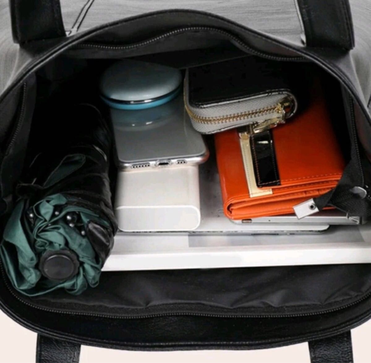 黒トートバッグ　レディース　バッグ　トートバッグ　通学　通勤　肩掛けバッグ　革　pu　防水バッグ　軽量　大容量バッグ　ビジネス鞄